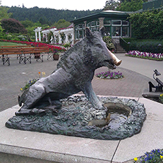 hot sale bronze wild boar sculpture